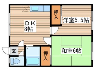 恵ハウスの物件間取画像